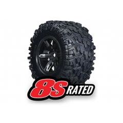 T&W X-MAXX BLK WHL/MAXX TIRE