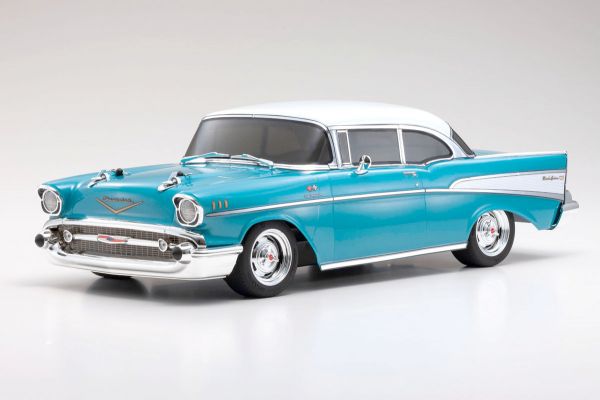 1:10 Scale Radio Controlled Electric Powered 4WD FAZER Mk2 FZ02L Series readyset 1957 Chevy® Bel Air Coupe Tropical Turquoise 34433T1C