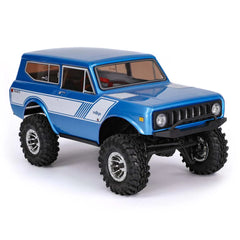 Ascent-18 International Scout II - 1/18 Scale Brushed Electric Rock Crawler Blue