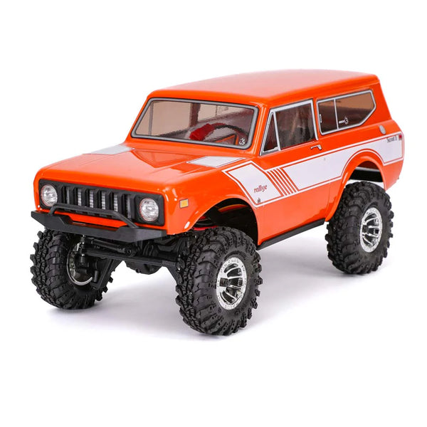 Ascent-18 International Scout II - 1/18 Scale Brushed Electric Rock Crawler Orange