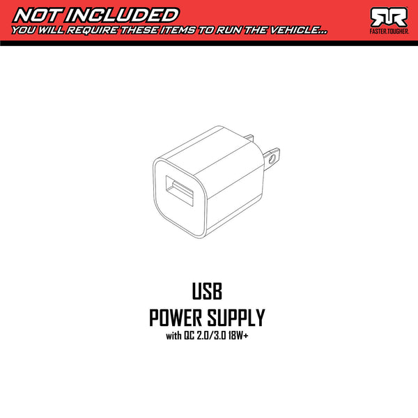 MOJAVE GROM MEGA 380 Brushed 4X4 Desert Truck RTR, Red/Black