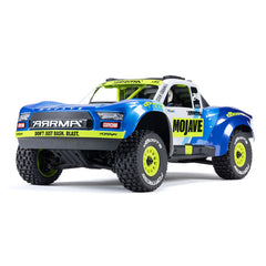 MOJAVE GROM MEGA 380 Brushed 4X4 Small Scale Desert Truck RTR, Blue/White