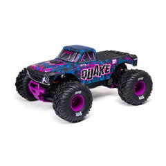 1/10 QUAKE 223S DSC 2WD RTR Brushless Monster Truck, Red