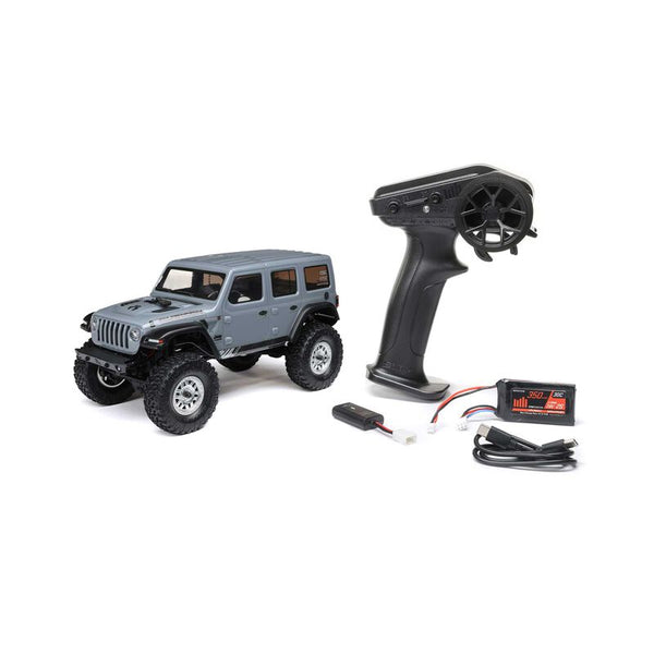SCX24 2019 JEEP WRANGLER JLU CRC 4WD RTR GRAY