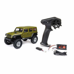 SCX24 2019 JEEP WRANGLER JLU CRC 4WD RTR GREEN
