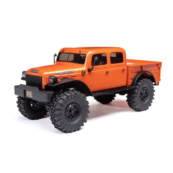 1/24 SCX24 Dodge Power Wagon 4X4 Rock Crawler Brushed RTR, Orange