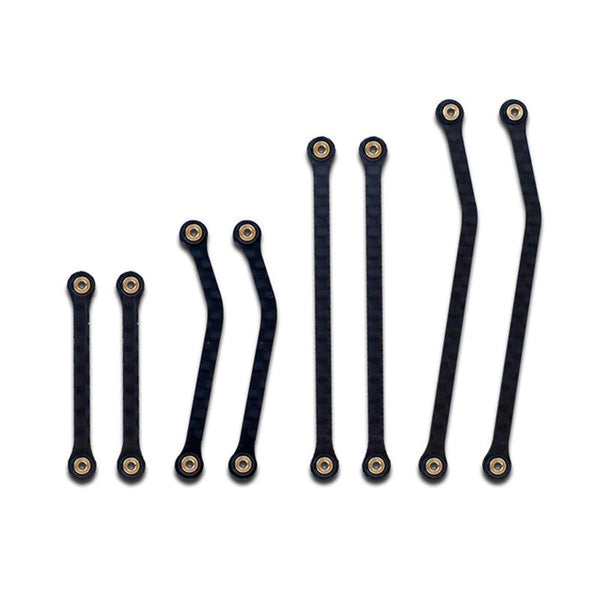 Carbon High Clearance Links Set: SCX24 Bronco, C-10, Jeep
