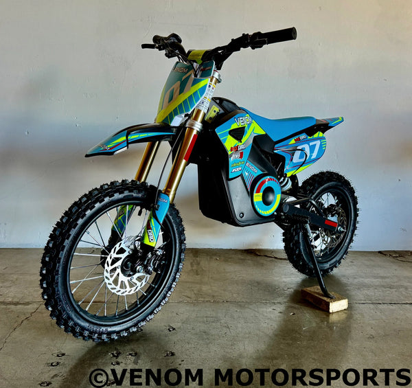 Venom Pro 1600w Electric Dirt Bike. (25mph/2hrs battery range)