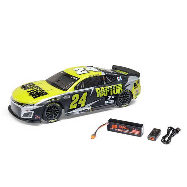 1/12 NASCAR RC Race Car William Byron No. 24 Raptor 2025 Chevrolet Camaro ZL1 2S AWD RTR Brushed On-Road (Battery & Charger Included)