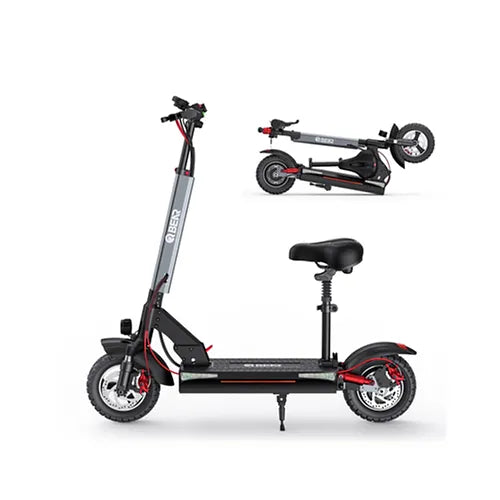 QBEAR 8H Electric Scooter BLACK (28mph/43miles range)