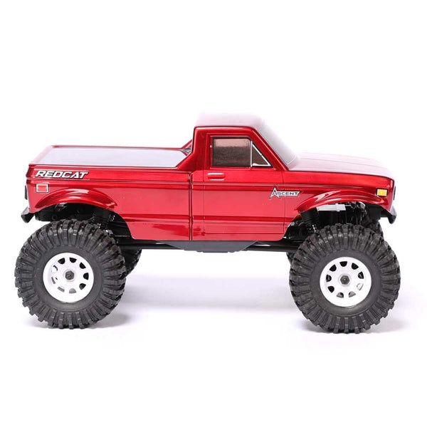 Ascent-18 1/18 Scale Brushed Electric Rock Crawler Red