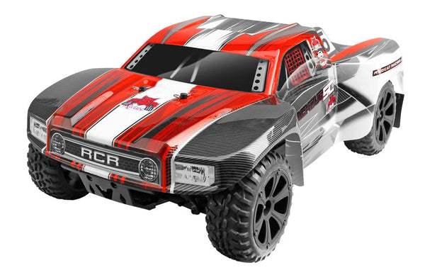 Redcat Blackout SC RC Truck - 1:10 Brushed Electric Course Truck RED